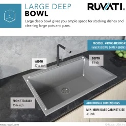 Ruvati epiGranite 30