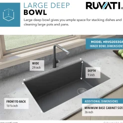 Ruvati epiGranite 32