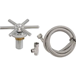 Ruvati Glass Rinser and Sink Combo 22 inch Workstation for Wet Bar Bottle Washer Drop in Topmount, RVH8262ST