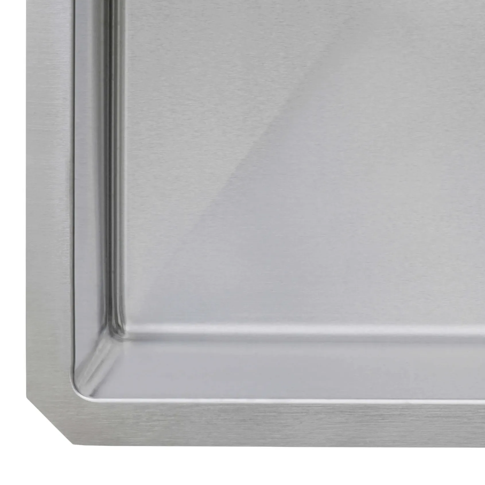 Ruvati Gravena 18" Undermount Square Stainless Steel Bar/Prep Sink, 16 Gauge, Round Corners, RVH7118