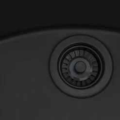 Ruvati 34-inch epiCube Granite Composite Workstation Matte Black Drop-in Topmount Kitchen Sink, RVG1634BK