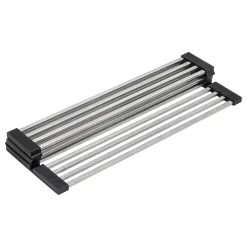 Ruvati 25-inch epiRock Workstation Charcoal Black Undermount Laundry Sink, Composite, RVG2321CK