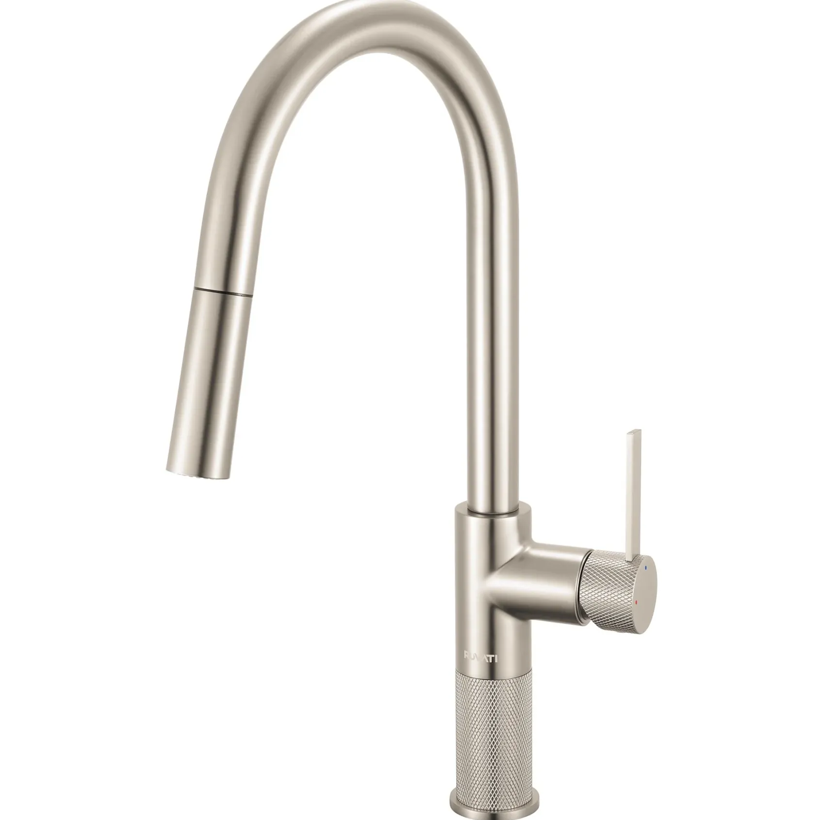 Ruvati Isola Pull Down Kitchen Faucet, Stainless Steel, Single Handle, RVF1248BN