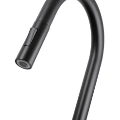 Ruvati Isola Pull Down Kitchen Faucet, Matte Black, Single Handle, RVF1248MB
