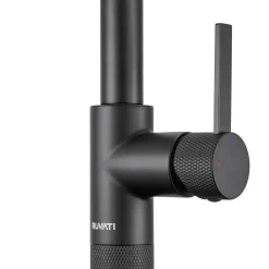 Ruvati Isola Pull Down Kitchen Faucet, Matte Black, Single Handle, RVF1248MB