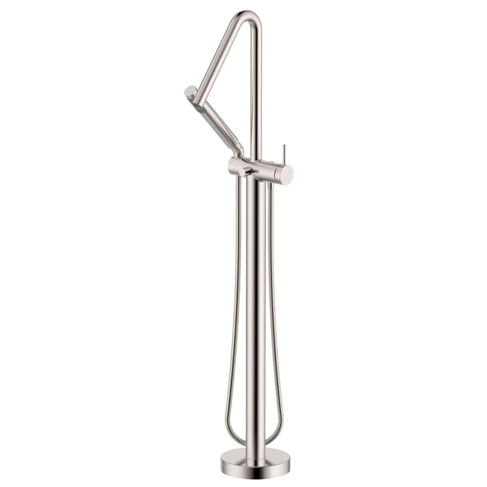 Ruvati Livia Tub Filler, Brushed Nickel, Single Lever, RVF5334BN