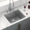 Ruvati Modena 18" Undermount Rectangle Stainless Steel Bar/Prep Sink, 16 Gauge, RVM5916