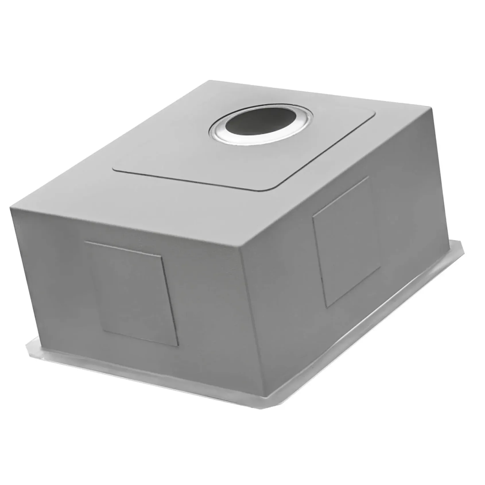 Ruvati Nesta 13" Undermount Rectangle Stainless Steel Bar/Prep Sink, 16 Gauge, Zero Radius, RVH7113