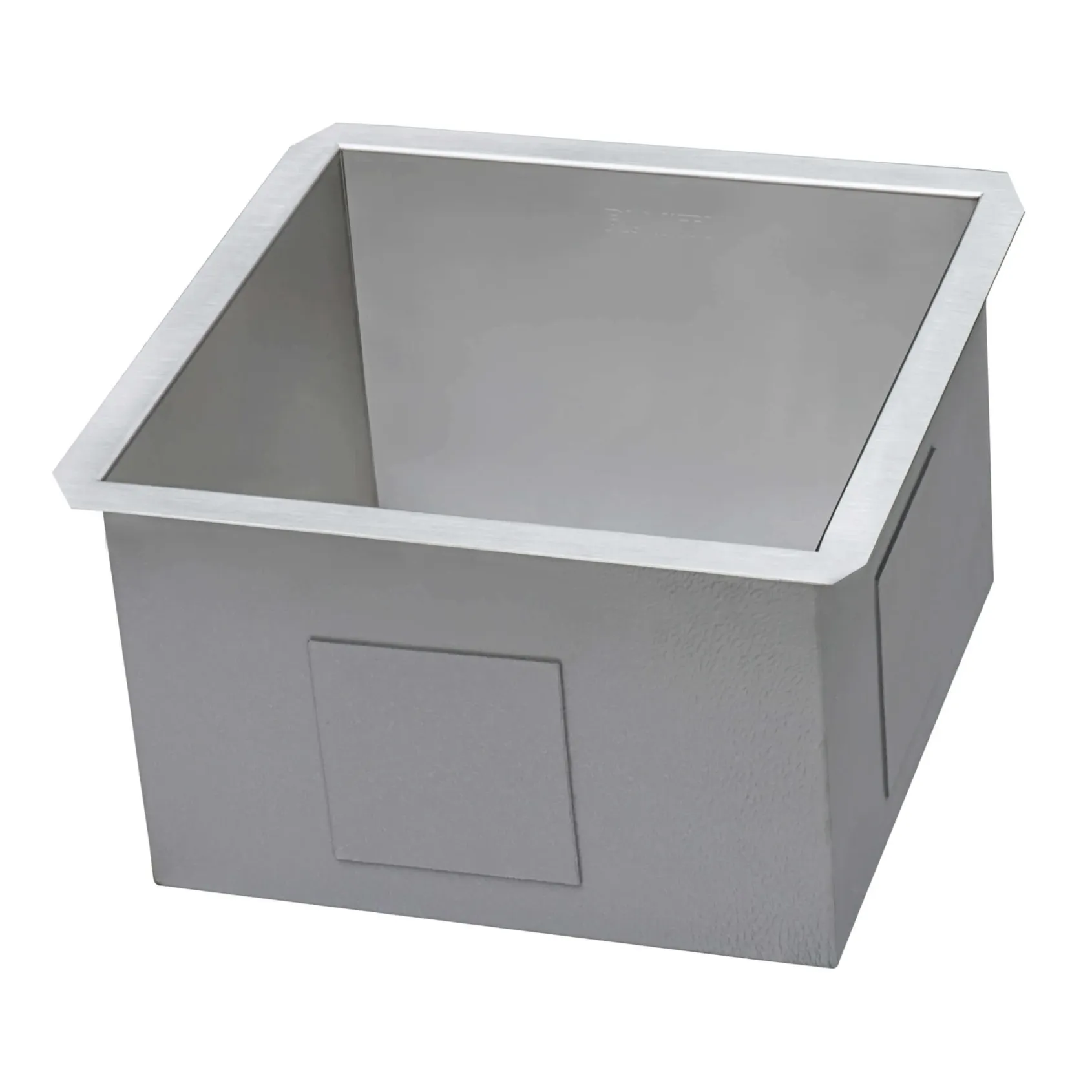Ruvati Nesta 15" Undermount Square Stainless Steel Bar/Prep Sink, 16 Gauge, Zero Radius, RVH7115