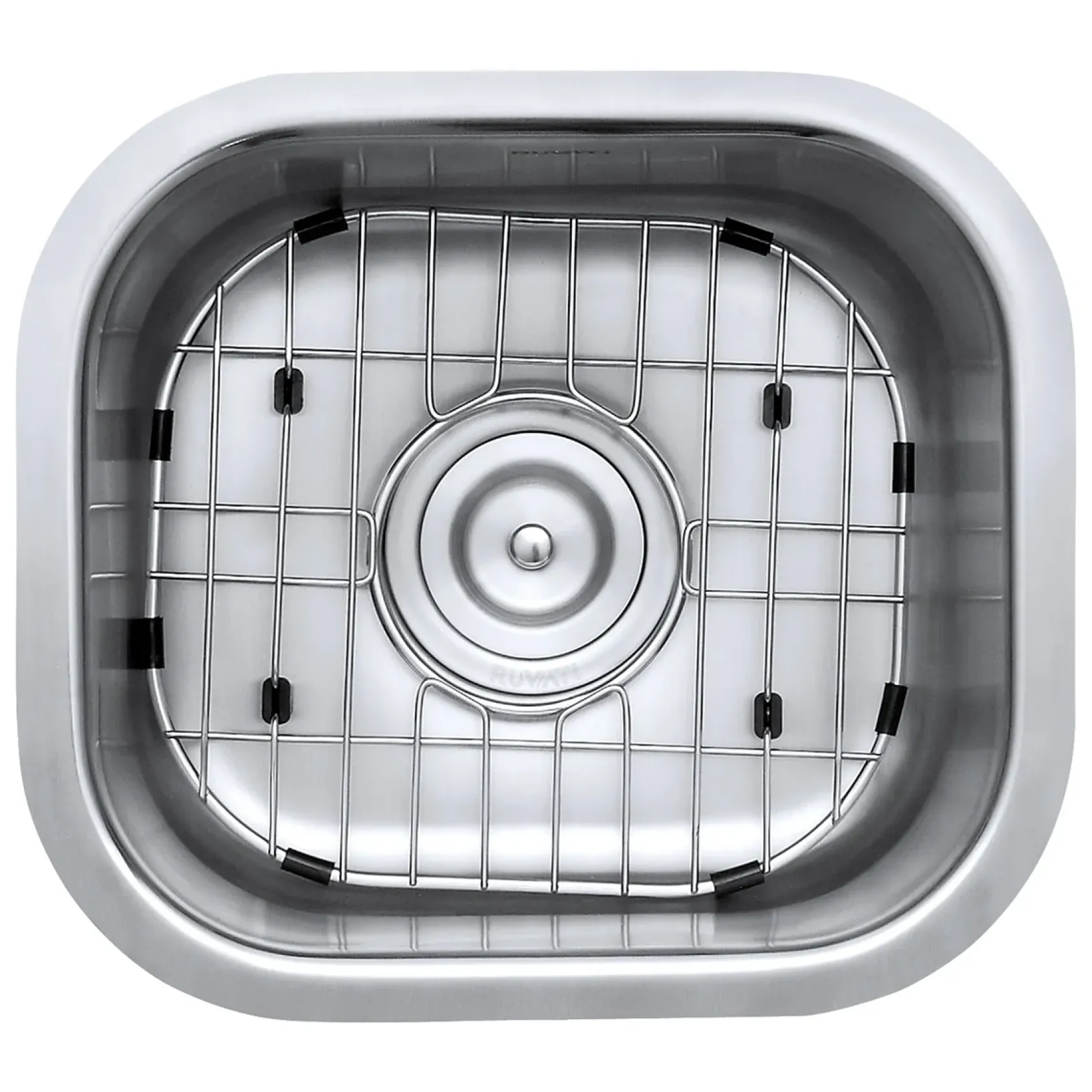Ruvati Parmi 13" Undermount Rectangle Stainless Steel Bar/Prep Sink, 16 Gauge, RVM4136