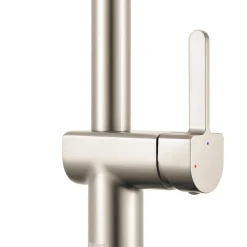 Ruvati Seneca Pull Down Pre-Rinse Kitchen Faucet, Stainless Steel, Single Lever, RVF1243BN