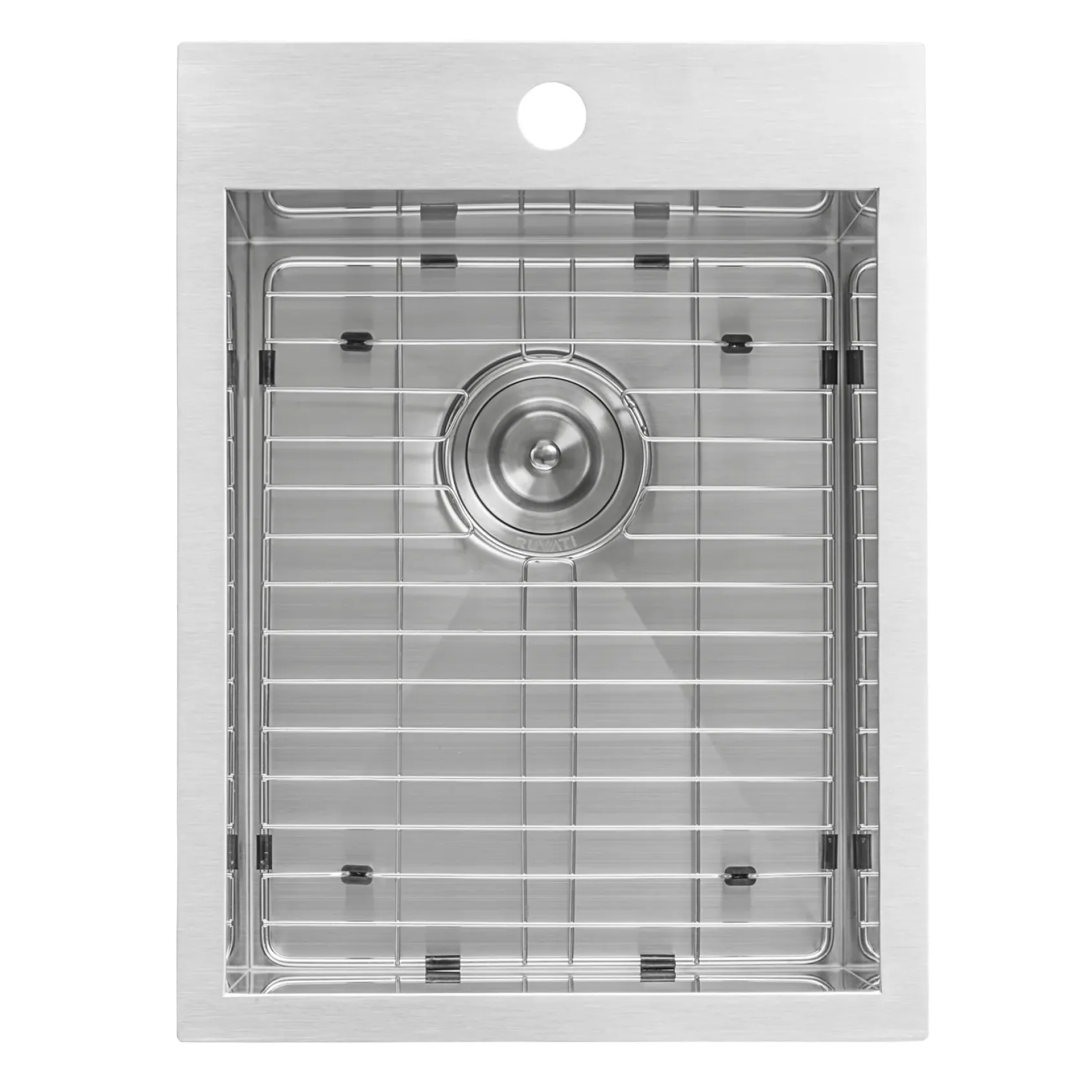 Ruvati Tirana 15" Rectangle Stainless Steel Bar/Prep Sink, 16 Gauge, RVH8110