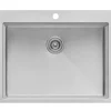 Ruvati Topmount Laundry Utility Sink 27 x 22 x 12 inch Rounded Corners Deep 16 Gauge Stainless Steel, RVU6027