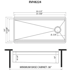 Ruvati Dual-Tier Nova 33