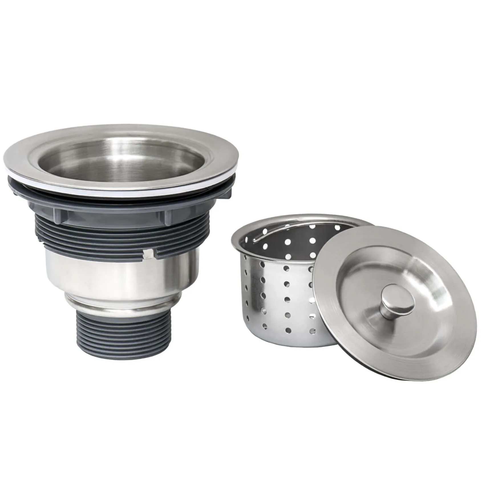 Ruvati Dual-Tier 33" Undermount Stainless Steel Workstation Kitchen Sink, 16 Gauge, RVH8222