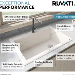 Ruvati epiGranite 33