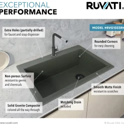 Ruvati epiGranite 33