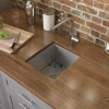 Ruvati Gravena 15" Undermount Square Stainless Steel Bar/Prep Sink, 16 Gauge, Round Corners, RVH7015