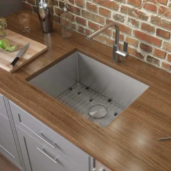 Ruvati Gravena 27" Undermount Stainless Steel Kitchen Sink, 16 Gauge, Rounded Corners, RVH7127