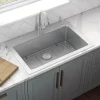 Ruvati Modena 33" Drop-in Topmount Stainless Steel Kitchen Sink, 16 Gauge, RVM5001