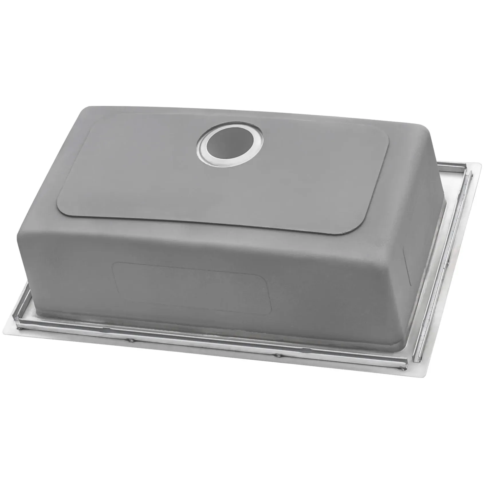 Ruvati Modena 33" Drop-in Topmount Stainless Steel Kitchen Sink, 16 Gauge, RVM5001