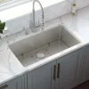Ruvati Modena 27-inch Undermount Kitchen Sink 16 Gauge Stainless Steel Single Bowl, 16, RVM5927