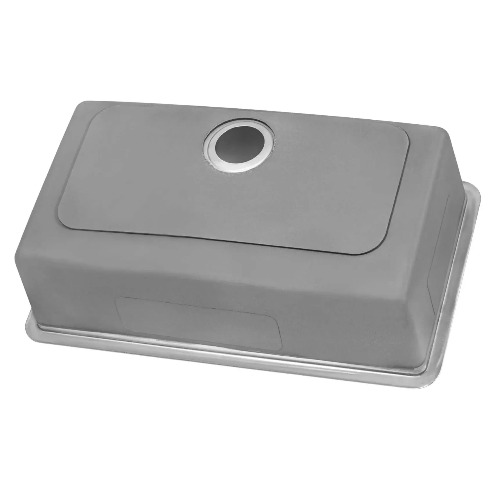 Ruvati Modena 27-inch Undermount Kitchen Sink 16 Gauge Stainless Steel Single Bowl, 16, RVM5927