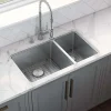 Ruvati Modena 32" Undermount Stainless Steel Kitchen Sink, 70/30 Double Bowl, 16 Gauge, RVM5300