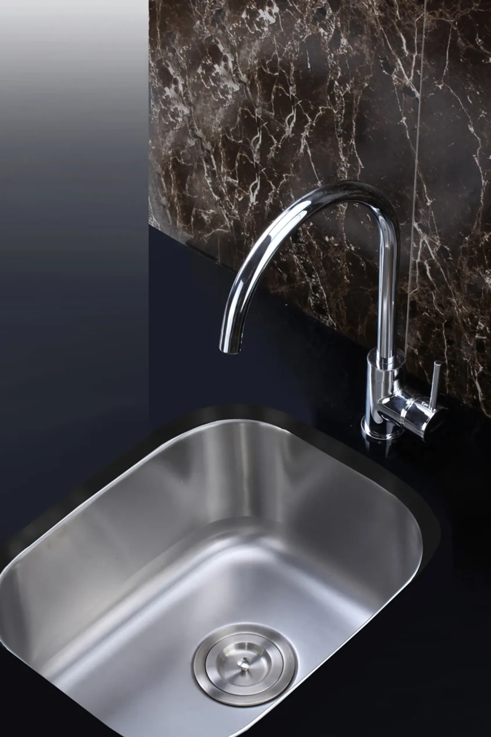 Ruvati Parmi 16" Undermount Rectangle Stainless Steel Bar/Prep Sink, 16 Gauge, RVM4110
