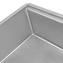 Ruvati Roma Hex Hex Bottom 30-inch Workstation Scratch Resistant Embossed Texture Kitchen Sink Stainless Steel, 16, RVH8630
