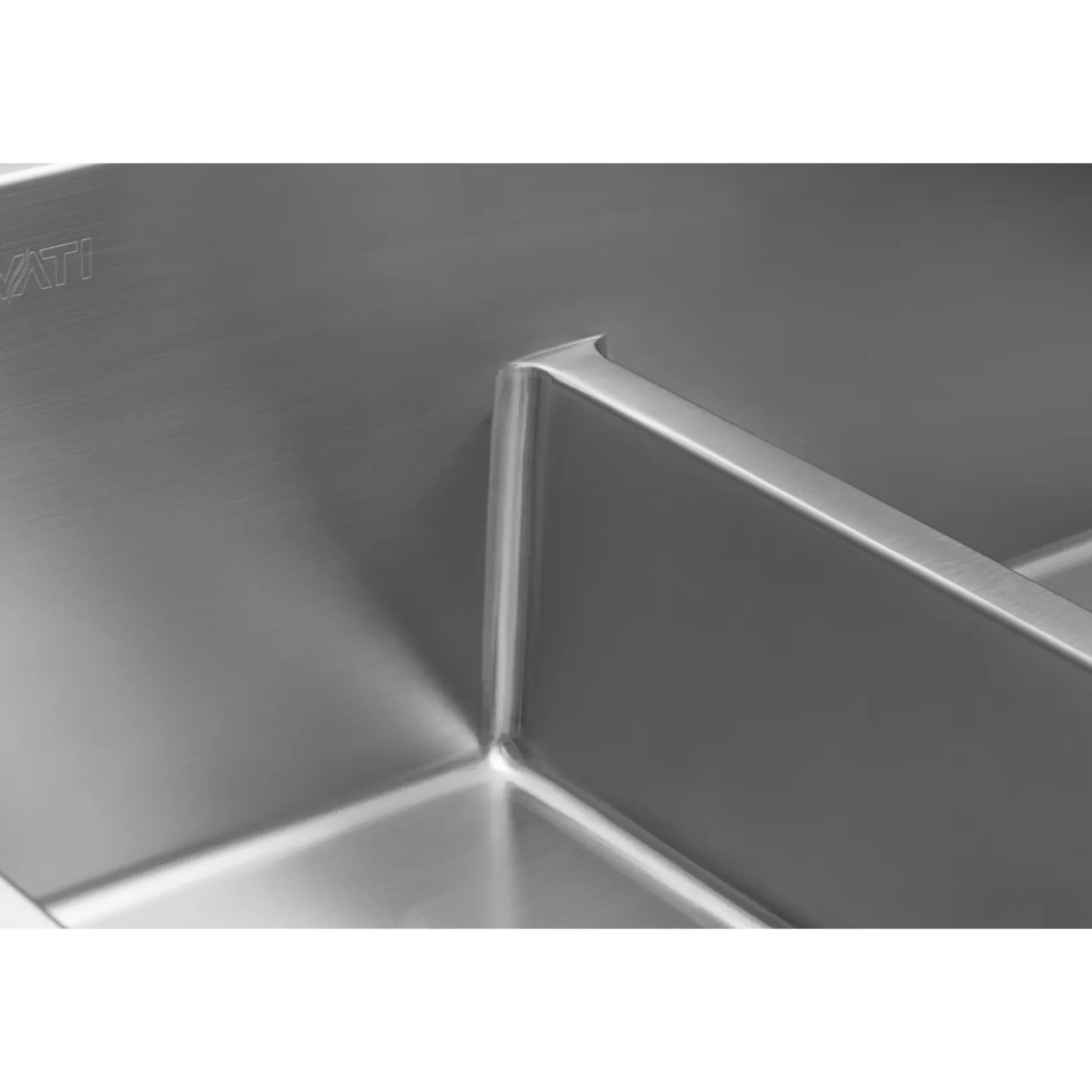 Ruvati Tirana Pro 33" Stainless Steel Kitchen Sink, 50/50 Double Bowl, 16 Gauge, Rounded Corners, RVH8051