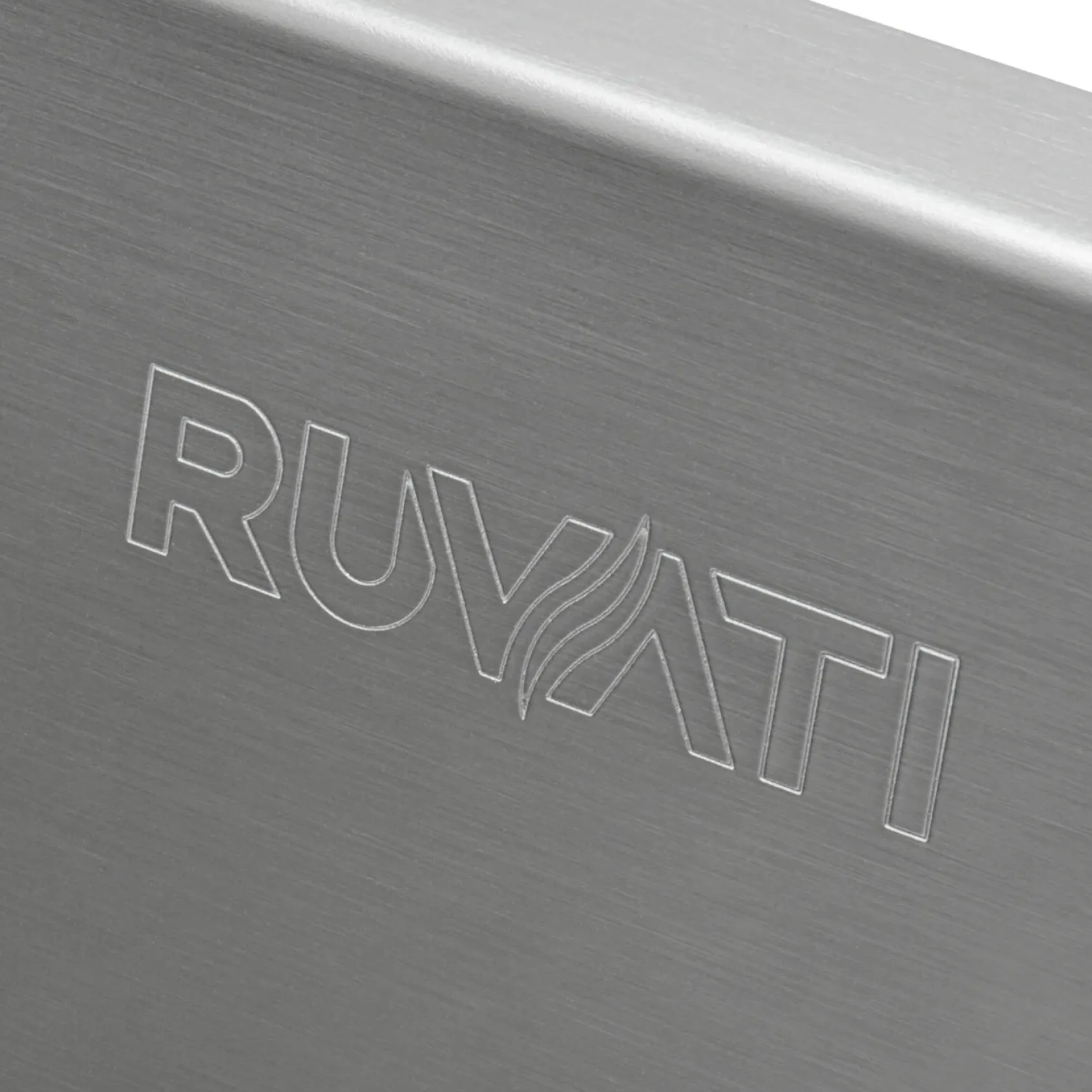 Ruvati Tirana Pro 33" Stainless Steel Kitchen Sink, 50/50 Double Bowl, 16 Gauge, Rounded Corners, RVH8051