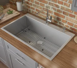 Ruvati Tirana Pro 28" Stainless Steel Kitchen Sink, 16 Gauge, Rounded Corners, RVH8008