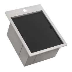 Ruvati 15 x 20 inch Marine Grade T-316 Workstation Topmount RV Boat Outdoor Sink Stainless Steel, RVQ5210