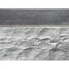 36" Smoke Brown Limestone Farmhouse Kitchen Sink, Chiseled Front, Single Bowl, KF362010SB-BE-BLN