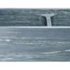 36" Soapstone Farmhouse Sink, 60/40 Double Bowl, Smooth Reversible Apron Front, Charcoal Marquina, KF362010DB-NLP-6040-CMS