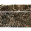 33" Stone Farmhouse Kitchen Sink, Smooth Reversible Apron Front, Emperador Dark Marble, Brown, KF332010SB-NLP-EPD