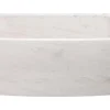 24" Stone Farmhouse Kitchen Sink, Curved Reversible Apron Front, Crema Lyon Limestone, Beige, KFCF242110-CL