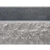 33" Stone Farmhouse Kitchen Sink, Chiseled Apron Front, Mercury Granite, Gray, KF332010SB-BE-M