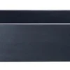 30" Stone Farmhouse Sink, Smooth Reversible Apron Front, Black Lava, Black, KF302010SB-NLP-BL