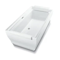 Toto 72" Cast Acrylic Aimes Freestanding Tub Bathtub, Cotton White, ABF626N#01DPN
