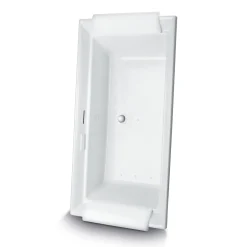 Toto 72" Cast Acrylic Aimes Freestanding Tub Bathtub, Cotton White, ABF626N#01DBN