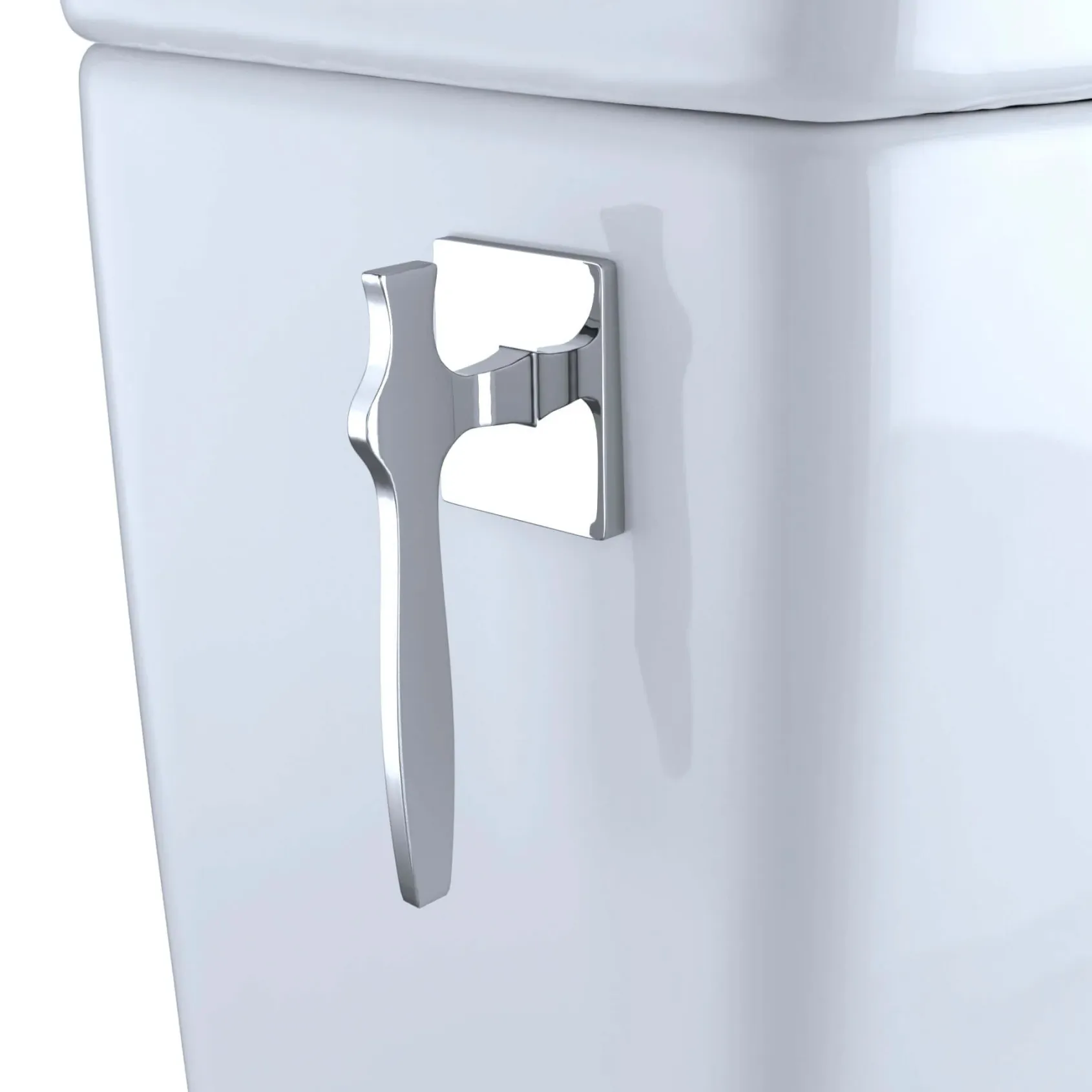 TOTO Aimes WASHLET+ One-Piece Elongated 1.28 GPF Universal Height Skirted Toilet with CEFIONTECT, Colonial White, Vitreous China, MS626124CEFG#11