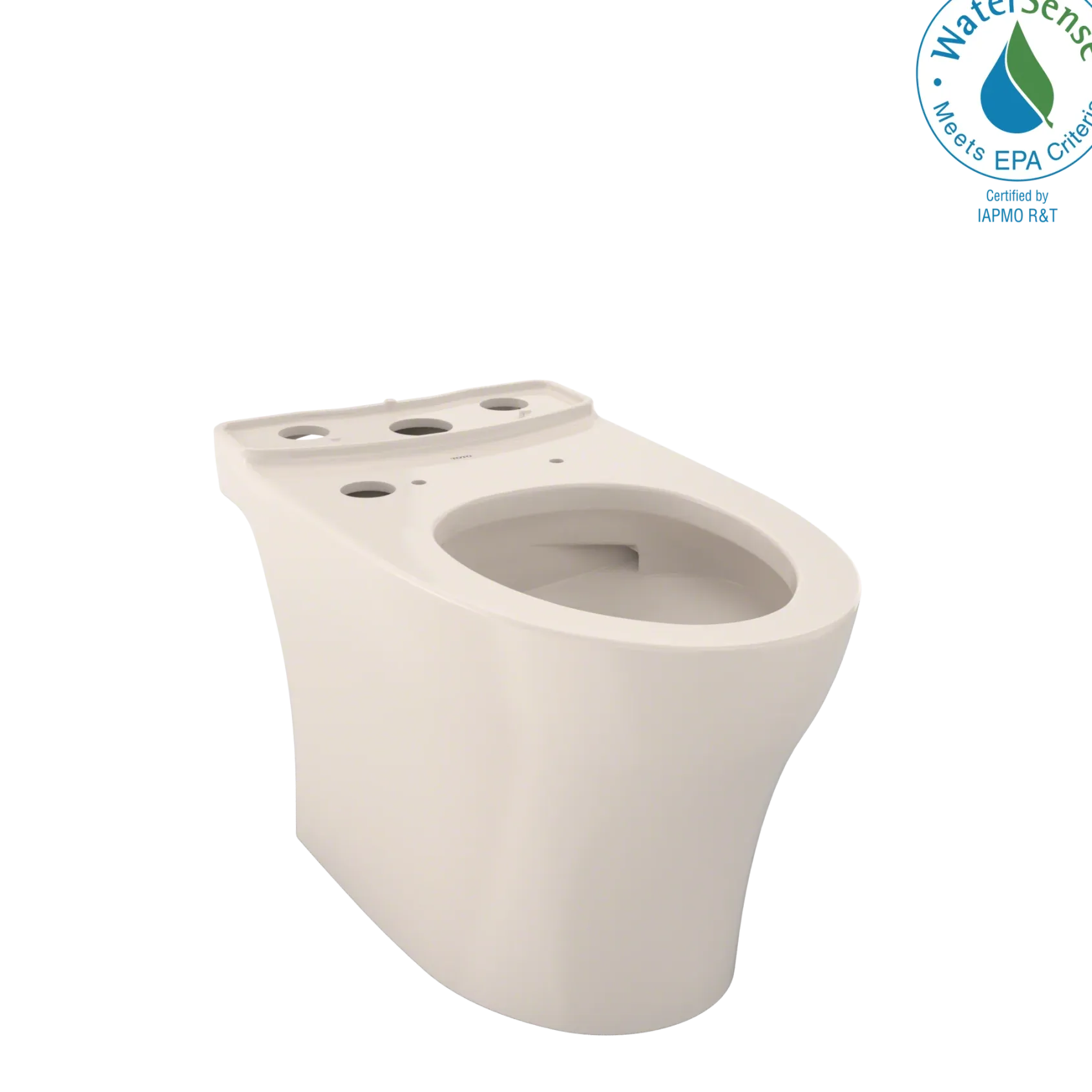 TOTO Aquia IV Elongated Universal Height Skirted Toilet Bowl with CEFIONTECT, WASHLET+ Ready, Sedona Beige, Vitreous China, CT446CEFGNT40#12