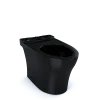 TOTO Aquia IV Elongated Universal Height Skirted Toilet Bowl, WASHLET+ Ready, Ebony, Vitreous China, CT446CEFNT40#51