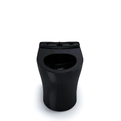TOTO Aquia IV Elongated Universal Height Skirted Toilet Bowl, WASHLET+ Ready, Ebony, Vitreous China, CT446CEFNT40#51