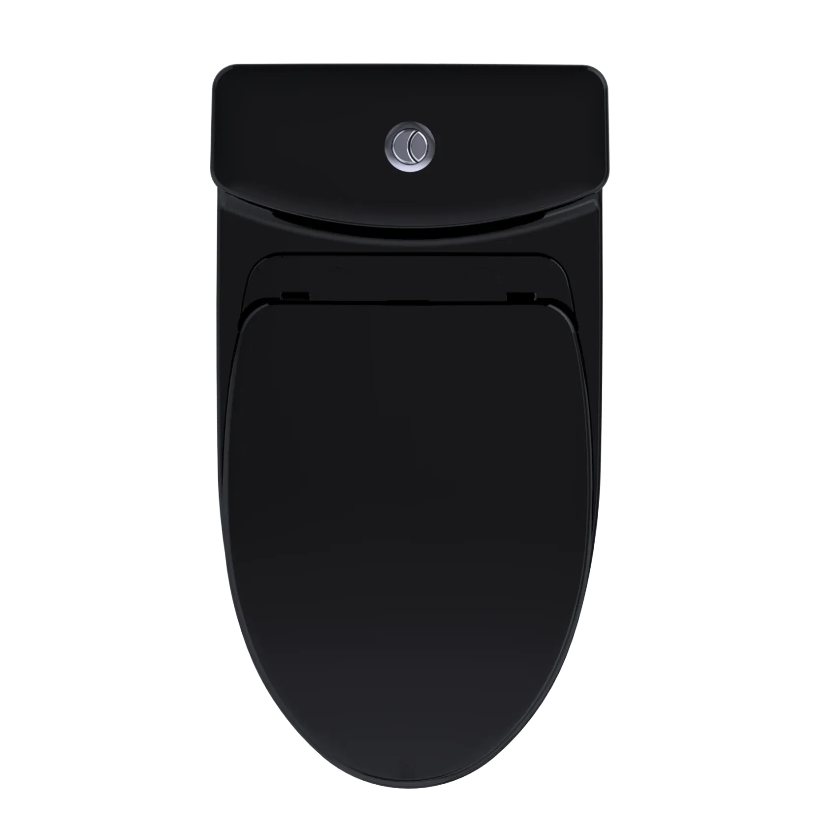 TOTO Aquia IV One-Piece Elongated Dual Flush 1.28 and 0.9 GPF Universal Height, WASHLET+ Ready Toilet, Ebony- Vitreous China, MS646124CEMFN#51