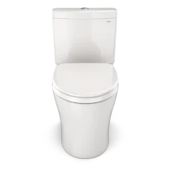 TOTO Aquia IV Two-Piece Elongated Dual Flush 1.28 and 0.9 GPF Universal Height Toilet with CEFIONTECT, WASHLET+ Ready, Colonial White, Vitreous China, MS446124CEMFGN#11