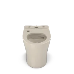 TOTO Aquia IV WASHLET+ Elongated Skirted Toilet Bowl with CEFIONTECT, Bone, Vitreous China, CT446CEGNT40#03
