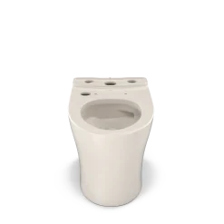 TOTO Aquia IV WASHLET+ Elongated Skirted Toilet Bowl with CEFIONTECT, Sedona Beige, Vitreous China, CT446CEGNT40#12